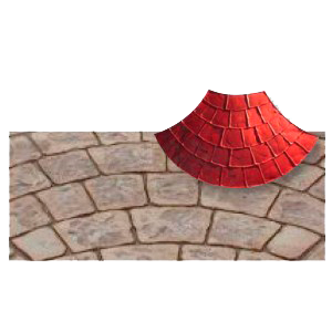 béton décoratif empreinte pour béton imprimé empreinte paves parisien