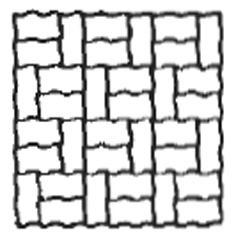 modèle de pose de pavé