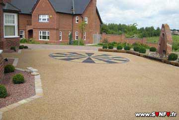 descente de garage en beton désativé