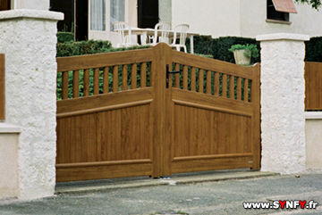 portail en pvc synfy www.amenagement-extérieur.synfy.fr portail en pvc