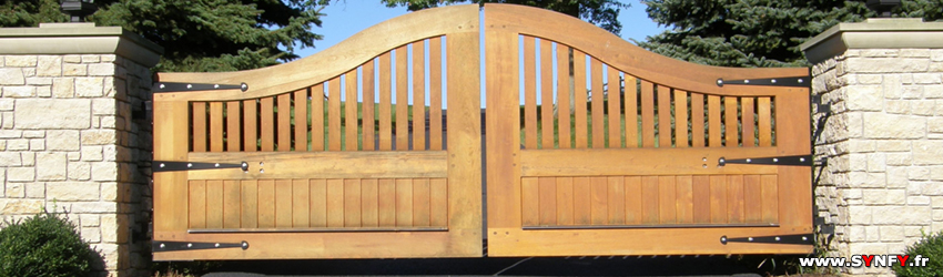 portail en bois  synfy