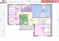 plan du rdc de la maison inviduelle modèle SELIN