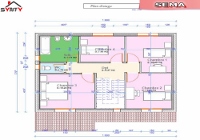 plan de l'étage de la maison inviduelle modèle SEMA