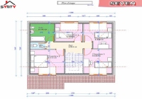 plan de l'étage de la maison inviduelle modèle SEVEN