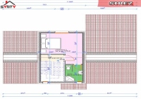 plan de l'étage de la maison inviduelle modèle SIREZ